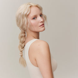 Pure Silk Skinny Scrunchies: Back to Basics Blonde